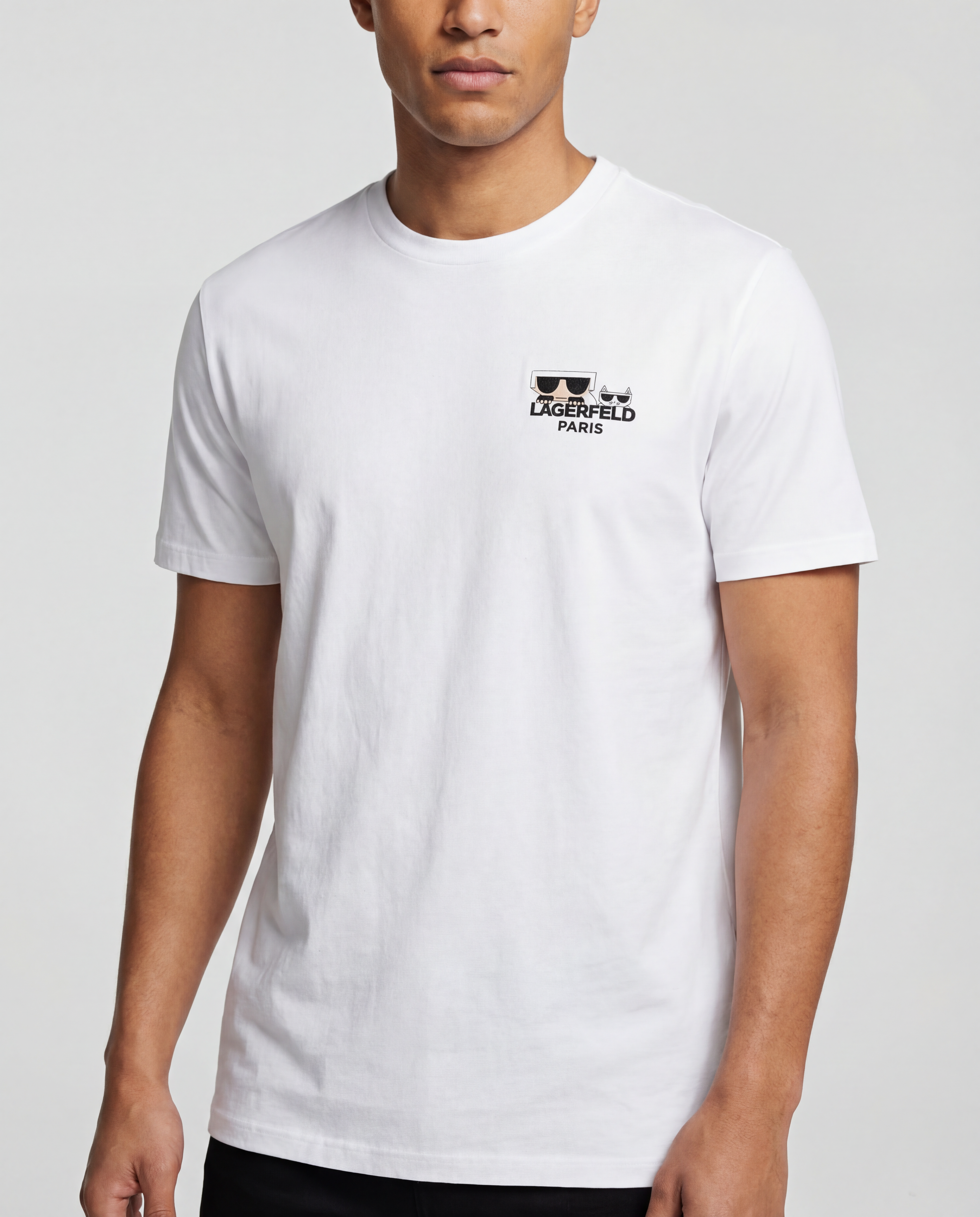 CAMISETA KARL LAGERFELD - LM4G2097-WHT